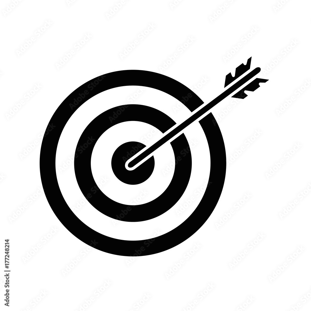 target with arrow icon target with arrow icon