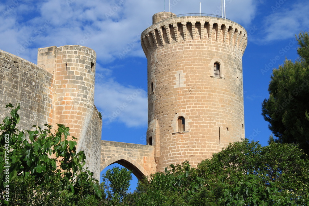 Bellver Castle in Palma de Mallorca, Spain