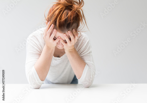 stress girl