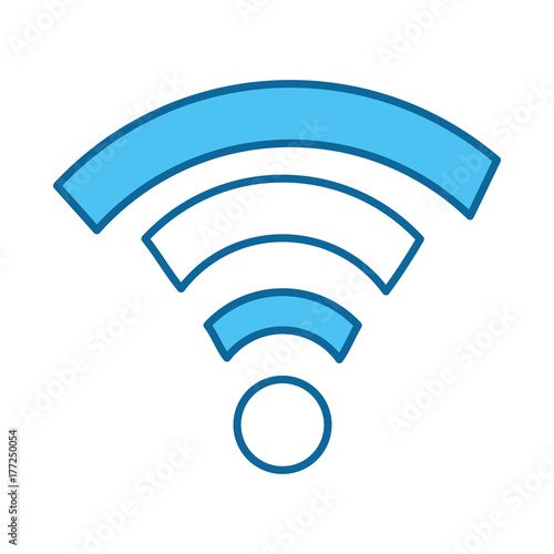 wifi signal isolated icon