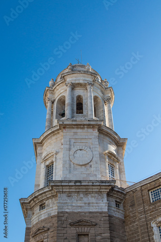 Stone and Marble Bell Tower in Cadiz © dbvirago