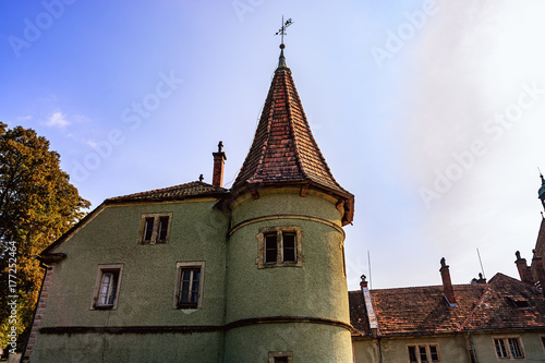 Beregvar Castle is a romantic residence of the Schonborn counts photo