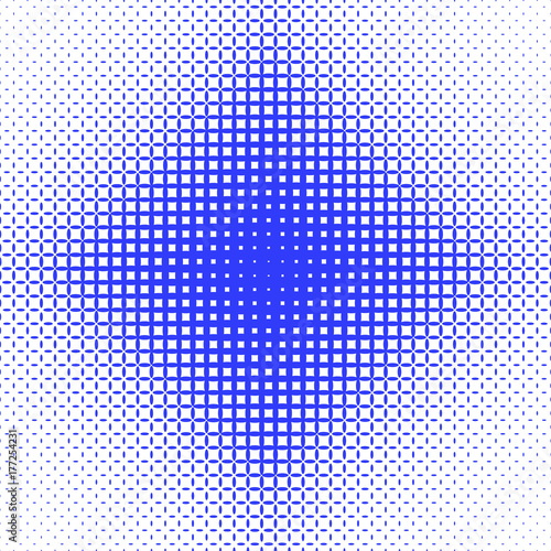 Abstract symmetrical halftone ellipse grid pattern background - vector graphic design from ellipses in varying sizes