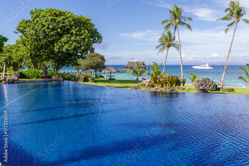 beautiful swimming pool at Balesin Island