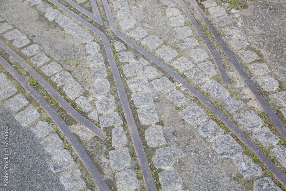 Fototapeta premium Railway Track at Llangollen, Wales