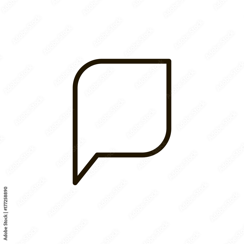 Flat line icon Flat line icon