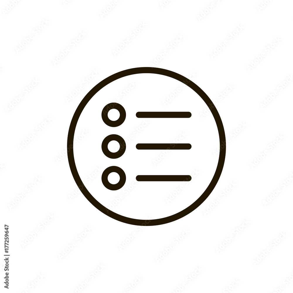 Flat line icon Flat line icon