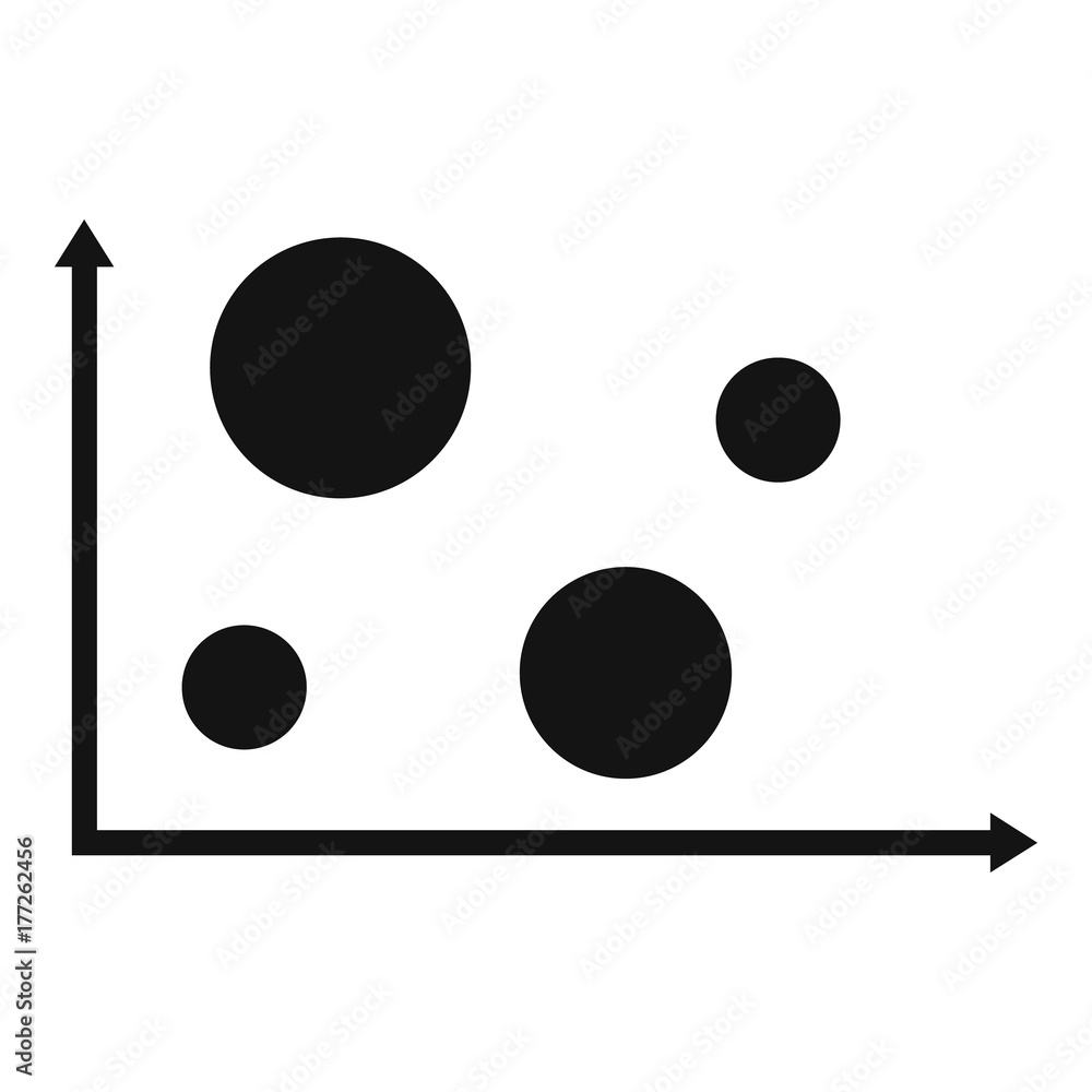 Finance diagram icon vector simple Finance diagram icon vector simple