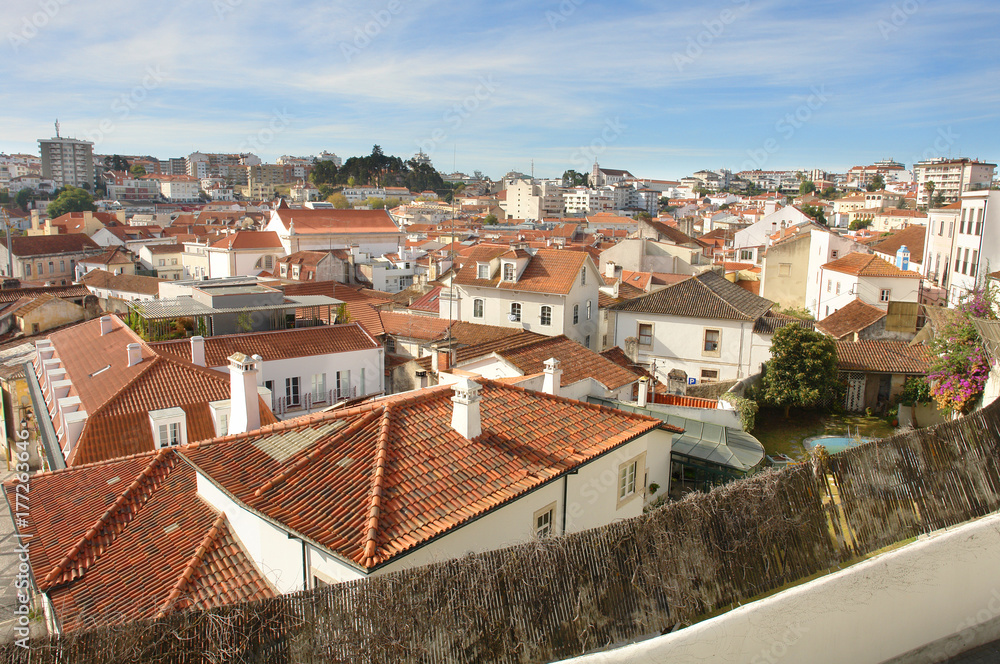View on Leiria city  in Portugal