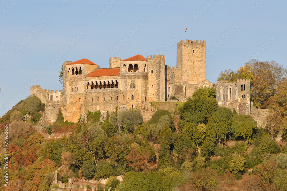 Medieval castle of Leiria in Leiria city, Portugal
