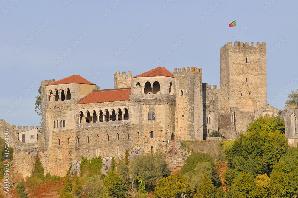 Medieval castle of Leiria in Leiria city, Portugal
