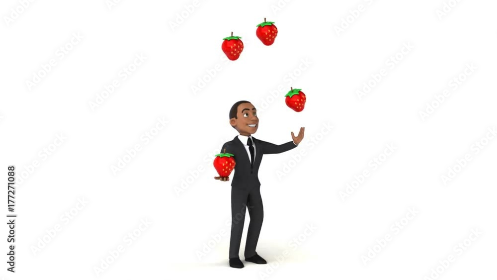 Fun businessman - 3D Animation Fun businessman - 3D Animation