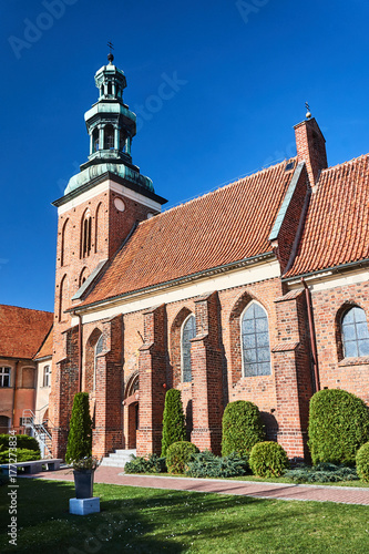 The Gothic church of the Order of the Holy Sepulchre in Gniezno.