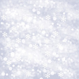 Abstract snowfall, illustration
