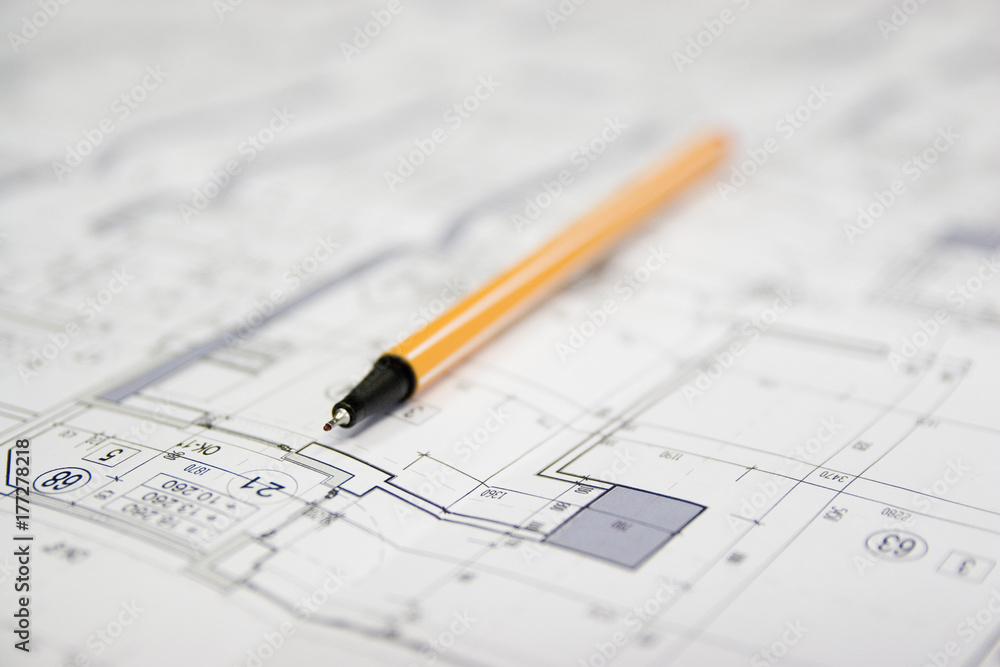 Architectural project macro Architectural project macro