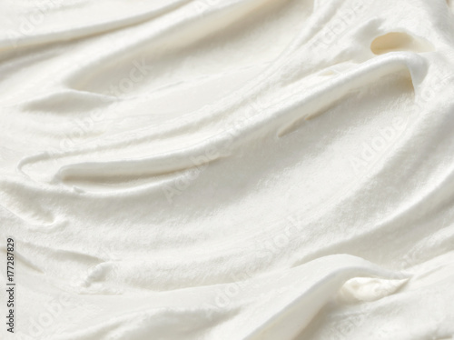 whipped cream sour sweet food white