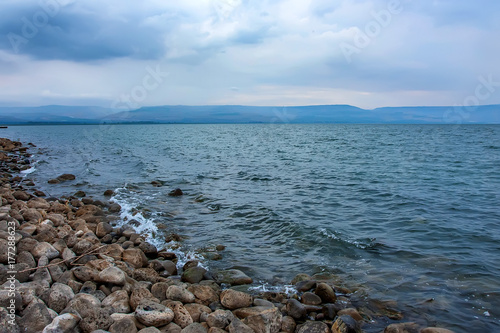 Tableau sur toile Sea of Galilee in Israel