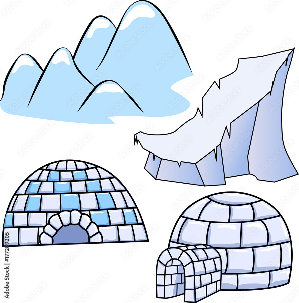 Igloo Doodle Stock Photos and Images - 123RF