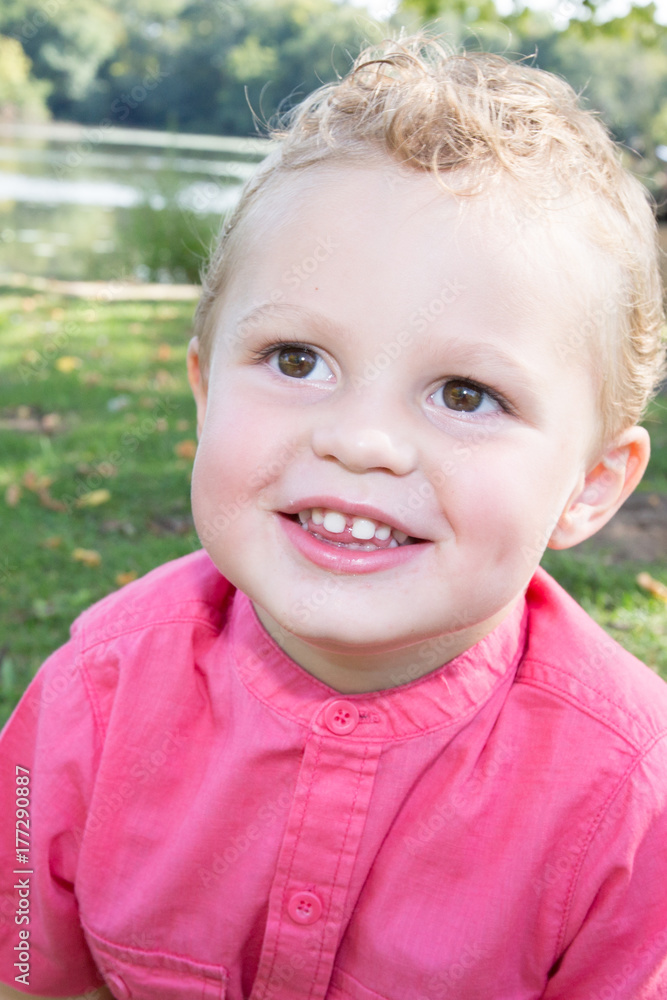 Outdoor portrait of adorable 3 year old kid boy Outdoor portrait of adorable 3 year old kid boy