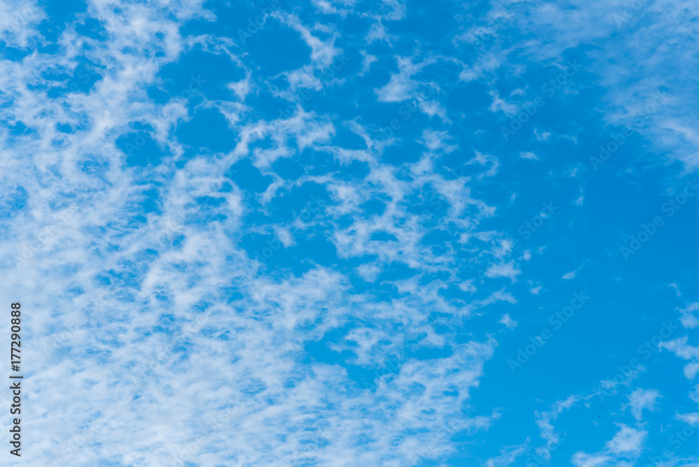 Blue sky and white clouds. Blue sky and white clouds.