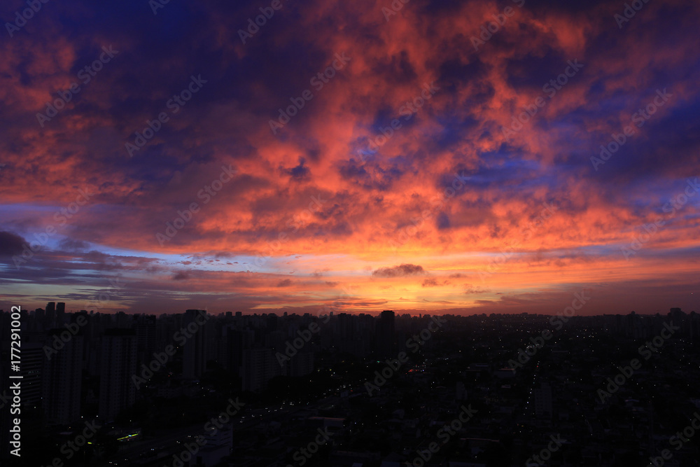 Fototapeta premium Sunset sky