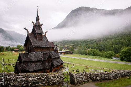 wooden church of Borgund