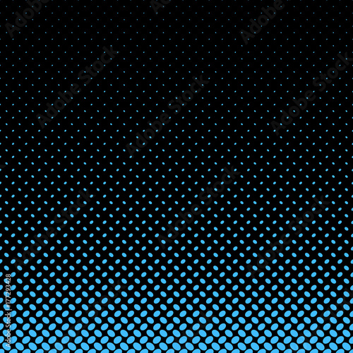 Geometrical halftone ellipse pattern background - vector graphic from diagonal elliptical dots