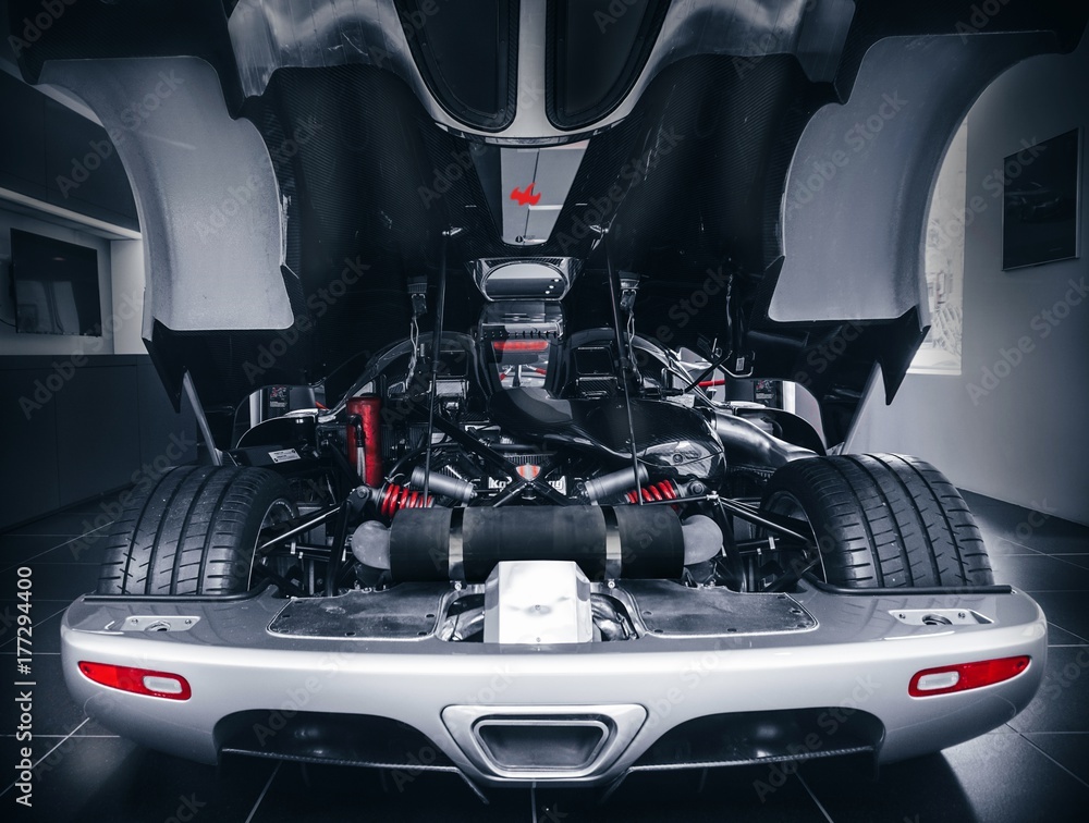 Fototapeta premium Supercar Engine