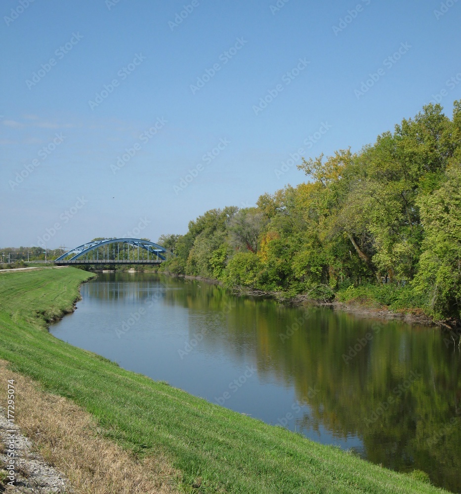 Landscape photograph along the Hennepin Canal