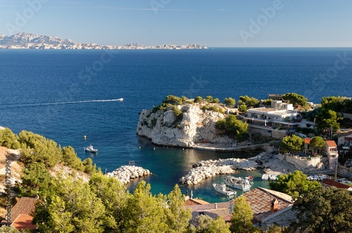 Pretty little harbor in southern France