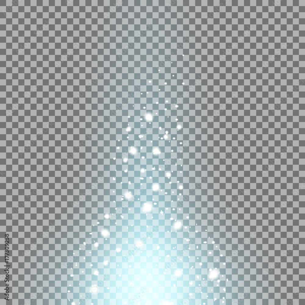 Glow sparks effect, aqua color Glow sparks effect, aqua color
