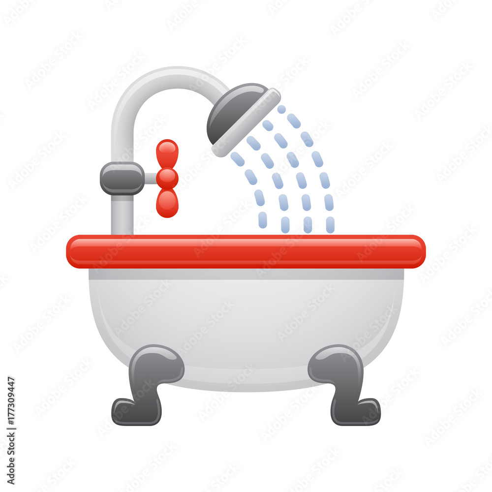 Shower & Bathtub - Novo Icons. A professional, pixel-aligned icon designed on a 32 x 32 pixel grid and redesigned on a 16 x 16 pixel grid for very small sizes. Shower & Bathtub - Novo Icons. A professional, pixel-aligned icon designed on a 32 x 32 pixel grid and redesigned on a 16 x 16 pixel grid for very small sizes.
