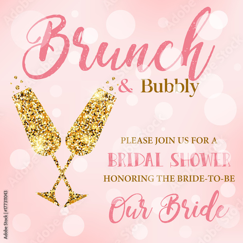 Brunch and Bubbly invitation