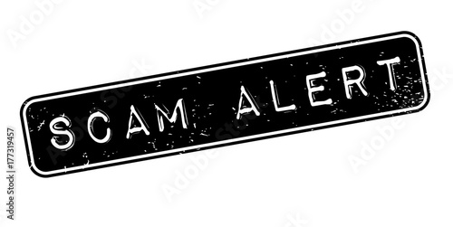 Scam Alert rubber stamp. Grunge design with dust scratches. Effects can be easily removed for a clean, crisp look. Color is easily changed.