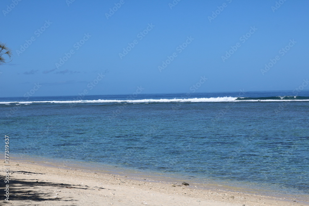 Reunion Island beach Saint Gilles