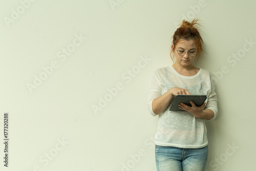 girl checkin