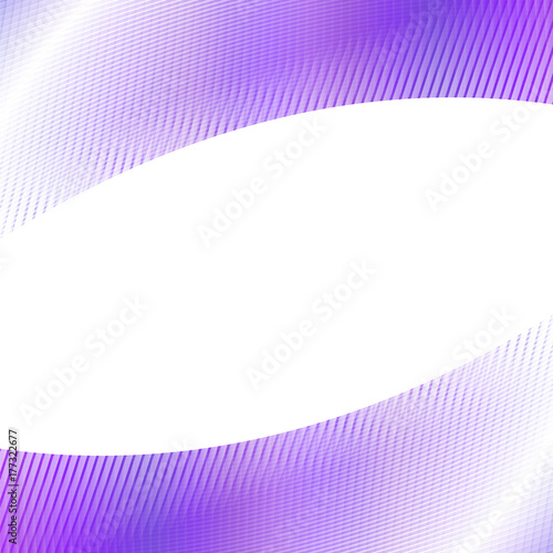 Dynamic abstract geometrical grid background - purple graphic design from curved angular stripes on white background