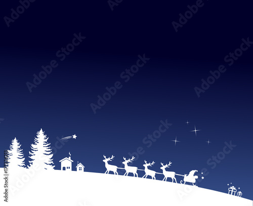 Weihnachten Silhouette