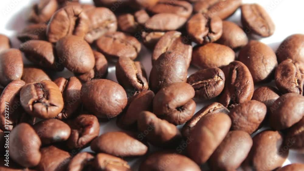 Coffee Grains Falling Coffee Grains Falling