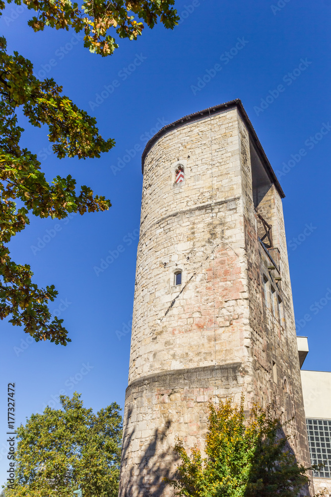 Medieval defense tower Beginenturm in Hannover