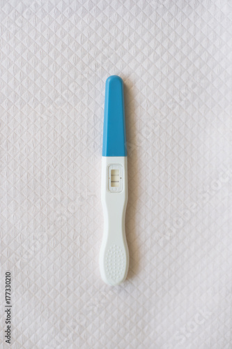 Pregnancy kit showing positive result