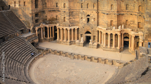 Roman amphitheater Bosra - Syria photo