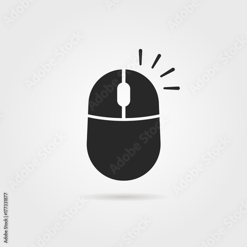 simple black right click icon