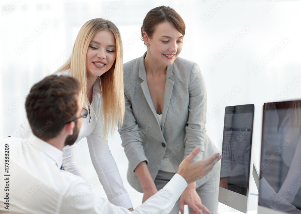 business team discussing work problems business team discussing work problems