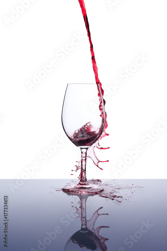 Plakat w ramie Glass of wine