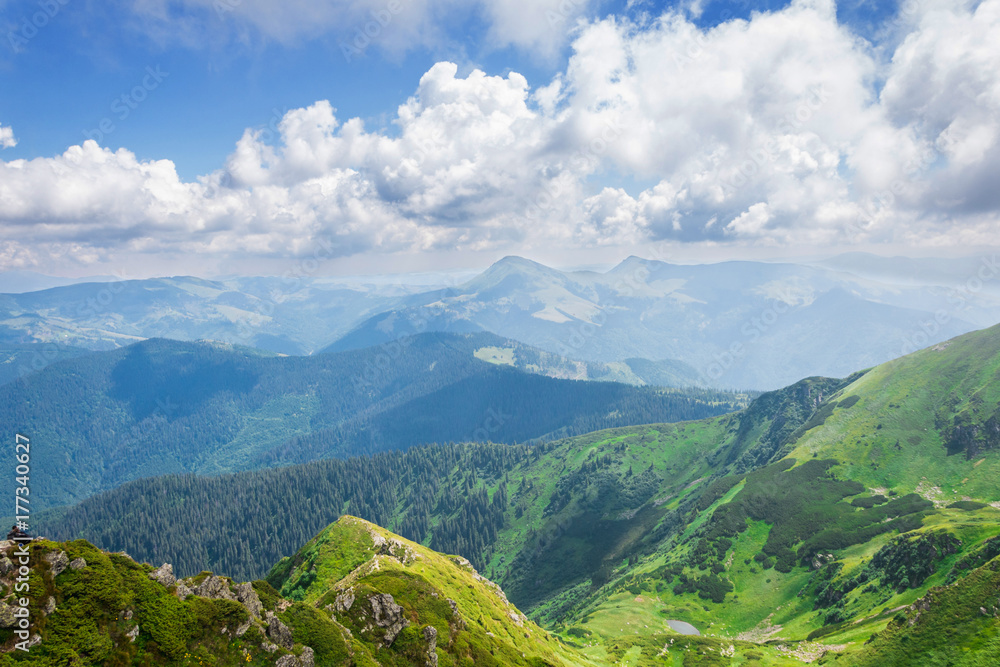 green mountains of Ukraine, Carpathians green mountains of Ukraine, Carpathians