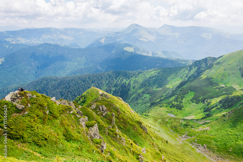 green mountains of Ukraine, Carpathians