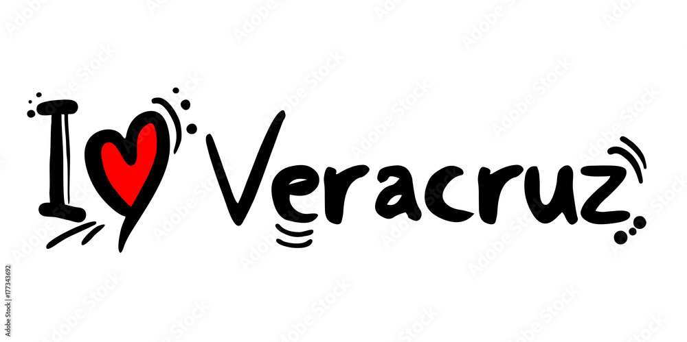 Veracruz city love message