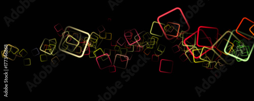 Abstract square panorama ba...