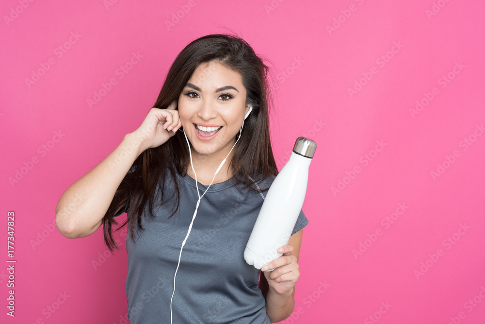 Hispanic Woman Working Out Hispanic Woman Working Out